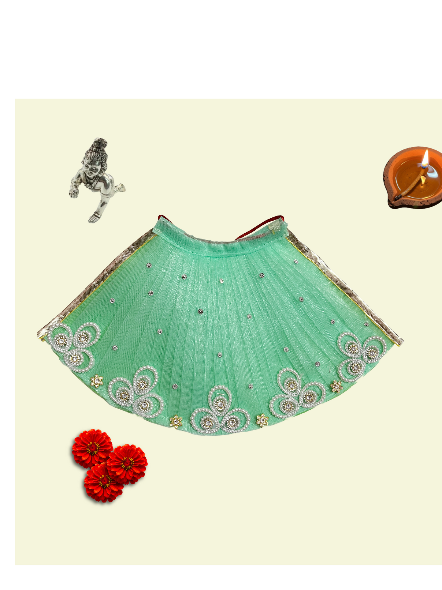 Navratri Special Devi Poshak – Divine Dress for Maa Durga & Goddess Idols