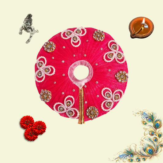 Pink color Divine Poshak – Handmade by Radha Madhav”