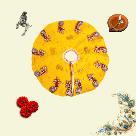yellow color Divine Poshak – Handmade by Radha Madhav” (Copy)