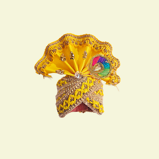 "Shri Krishna Mukut – Divine Crown of Elegance & Devotion"
