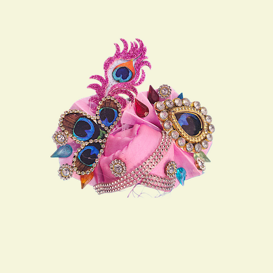 "Shri Krishna Mukut – Divine Crown of Elegance & Devotion"